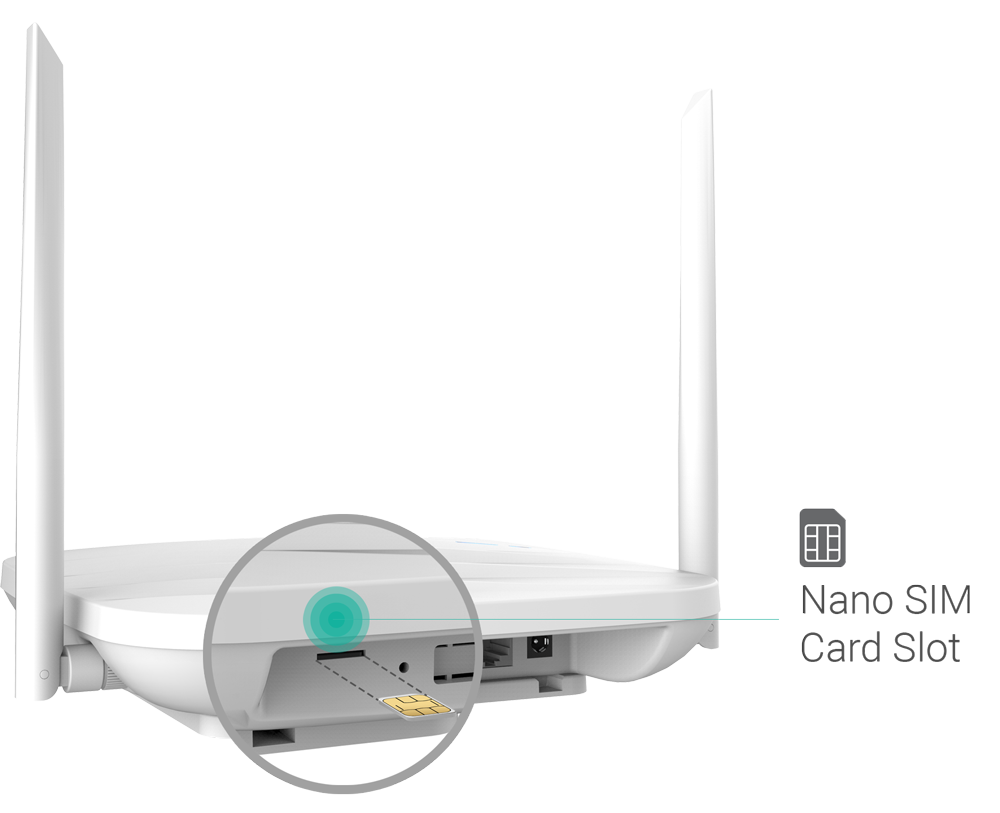 Слот для SIM-картки у GL.iNet GL-AP1300LTE