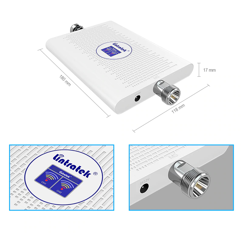Розміри репітера Lintratek KW23C-GD