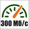Скорость до 300 Мбит/с