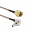 Антенний перехідник (pigtail) CRC9 - SMA-male (кабель RG316) 0