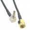 Антенний перехідник (pigtail) CRC9 - SMA-male (кабель RG174) 0