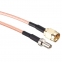 Антенний перехідник (pigtail) TS9 - SMA-male (кабель RG316) прямий 0