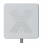 Антена 3G/4G LTE MIMO панельна Antex ZETA-F посиленням 20 Дб (1700-2700 МГц) 0