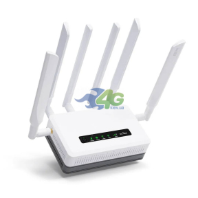 Захищений 4G LTE 5G роутер GL-X3000 Puli AX на 2 сім-карти з вбудованою батареєю на 6400mAh