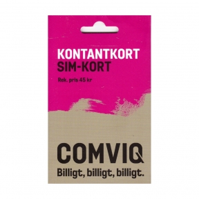 Стартовый пакет Comviq Sweden