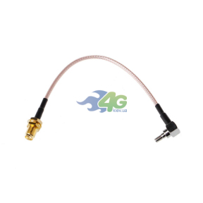 Антенний перехідник (pigtail) CRC9 - SMA-female (кабель RG316)
