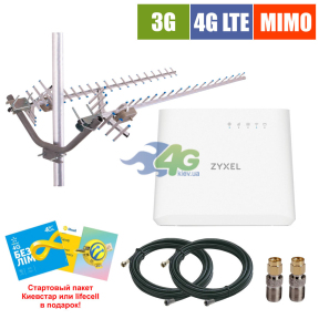 Комплект бездротового 3G/4G інтернету InterGSM Home Internet M3