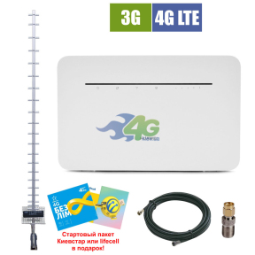 Комплект бездротового 3G/4G інтернету InterGSM Home Internet H1