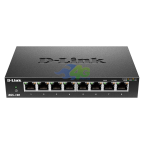 Комутатор мережевий D-Link DGS-108 (8 гігабітних портів)